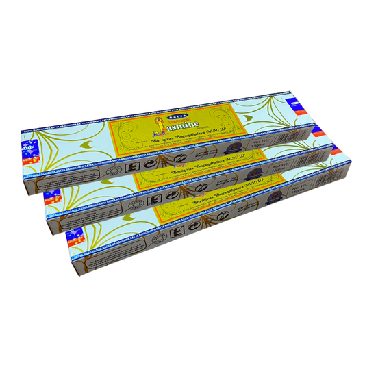 Satya Jasmine Incense Sticks 3 packs of 15 grams
