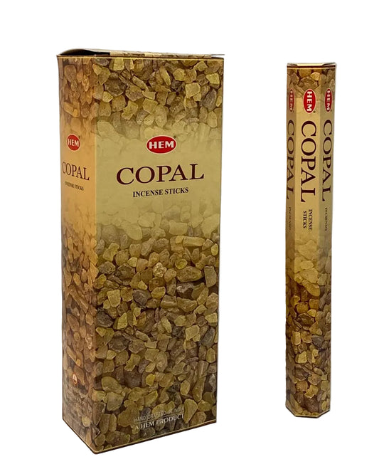HEM Copal Incense – 120 Sticks (6 Tubes of 20)