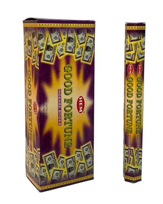 HEM Good Fortune Incense – 120 Sticks (6 Tubes of 20)