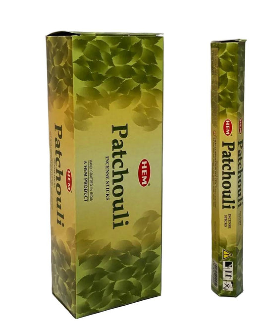 HEM Patchouli Incense – 120 Sticks (6 Tubes of 20)
