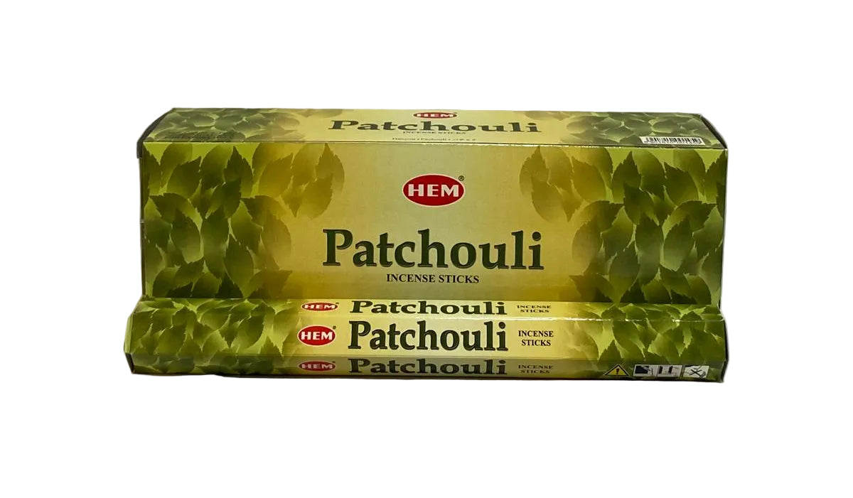HEM Patchouli Incense – 6 Tubes of 20