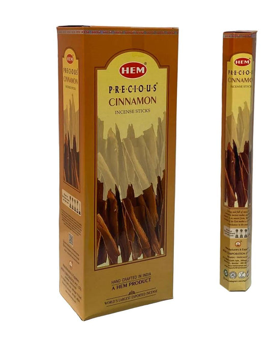 HEM Precious Cinnamon Incense – 120 Sticks (6 Tubes of 20)
