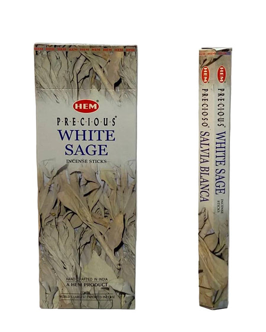 HEM Precious White Sage Incense – 120 Sticks