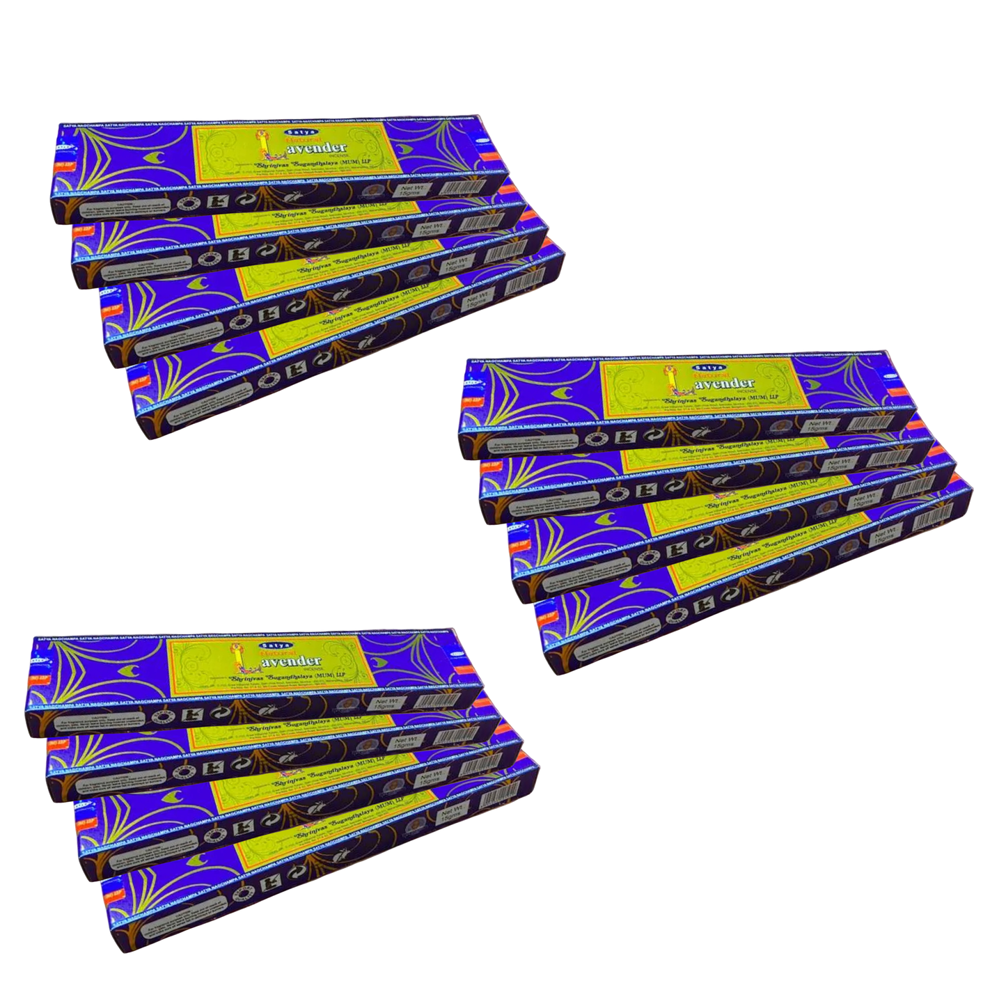 Satya Lavender Incense Sticks 12 packs of 15 grams