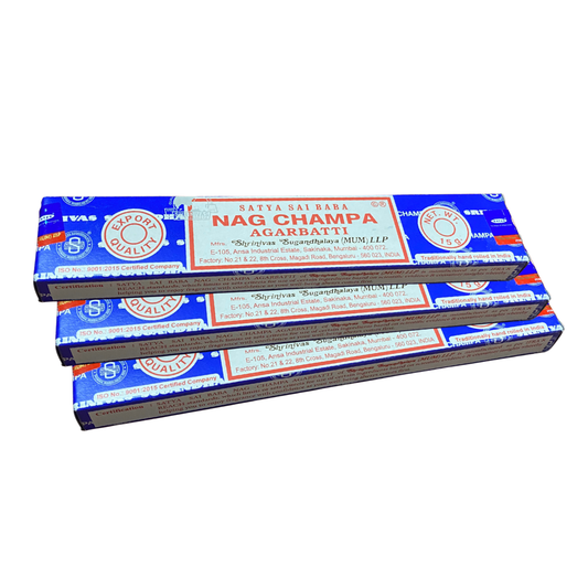 Satya Nag Champa Incense Sticks 3 packs of 15 grams